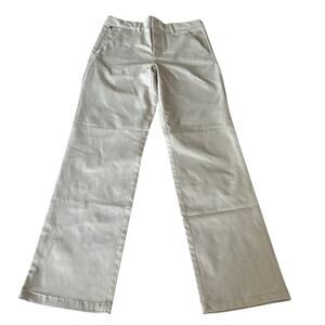 New Gap kids boys performance grey chino pants 18 regular fit casual adj waist